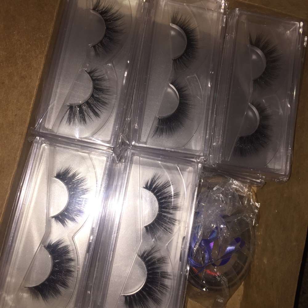 Faux mink eyelashes